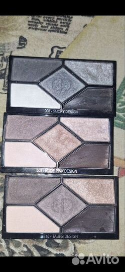 Тени guerlain и dior разных серий и оттенков