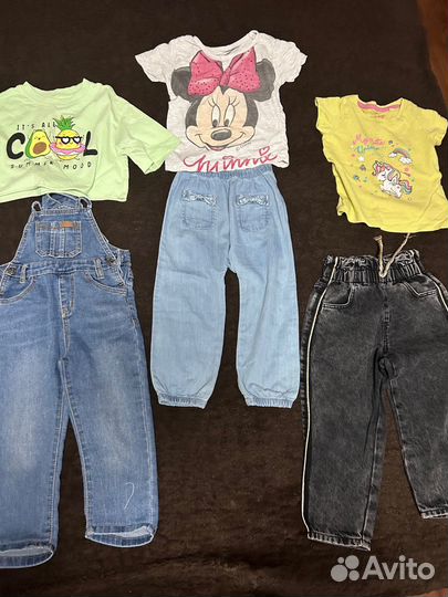 Вещи пакетом на девочку 92 98