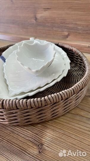 Плетеные корзинки из бумажной лозы