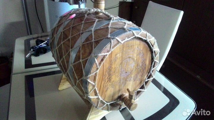 Дубовая бочка 5 л лер