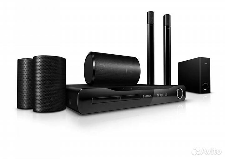 Домашний кинотеатр philips 5.1 hts 3580 blu-ray