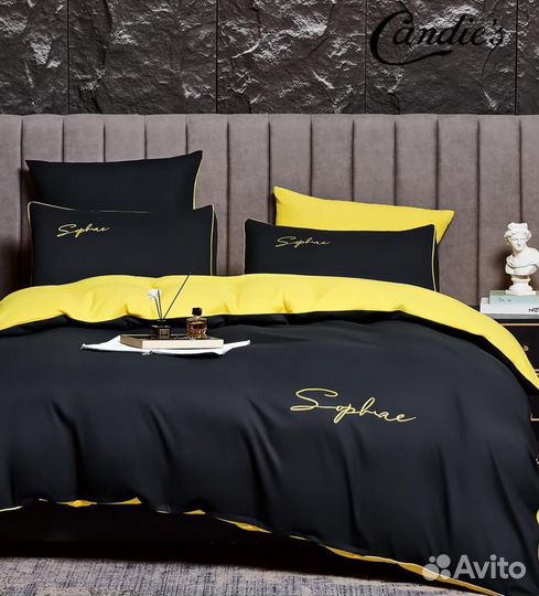 Однотонное постельное белье