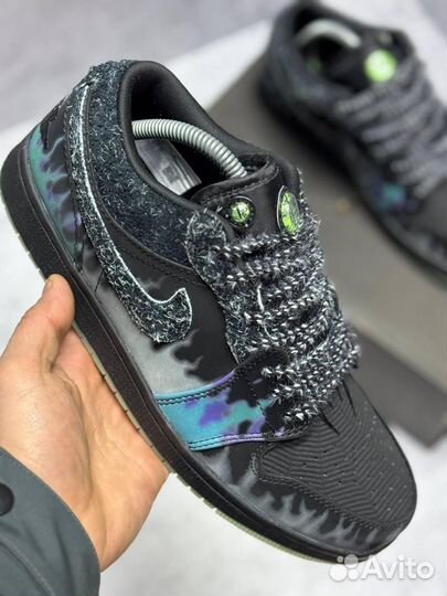 Кроссовки Nike Air Jordan 1 Low GS 'Fortune Fly' (Арт.45918)