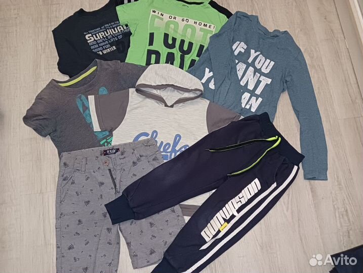Вещи пакетом для мальчика 104 110