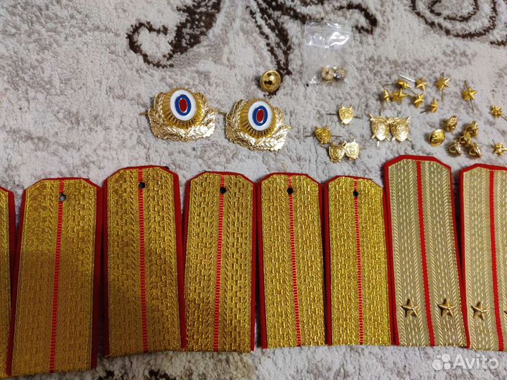 Парадные погоны, петлицы, звёзды ск