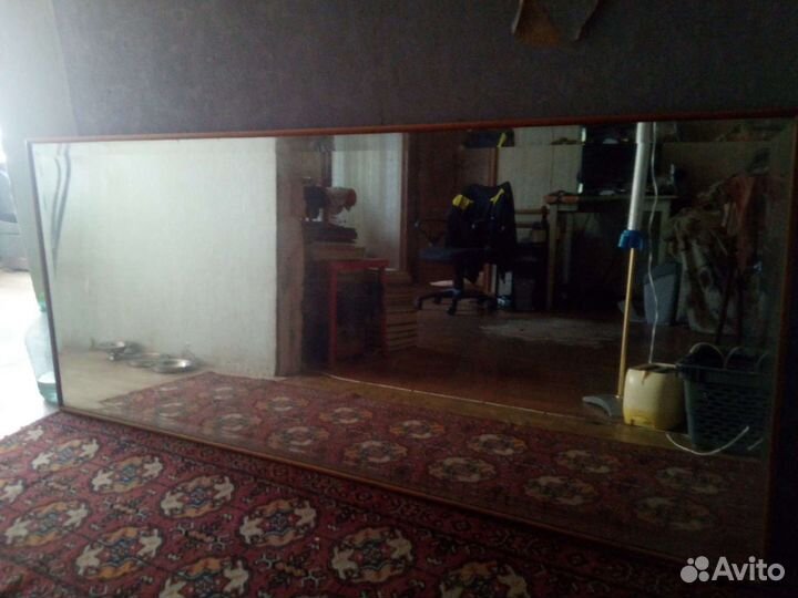 Зеркало 50-е года полотно но серебре