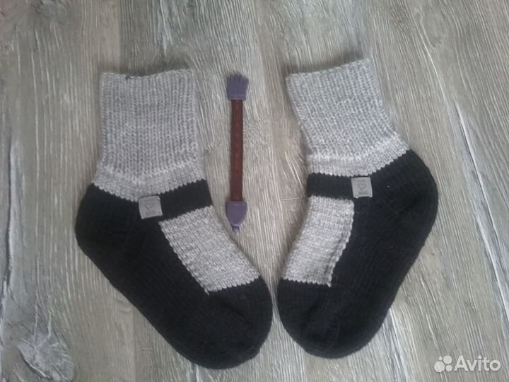 Женские носки шерстяные ручной работы