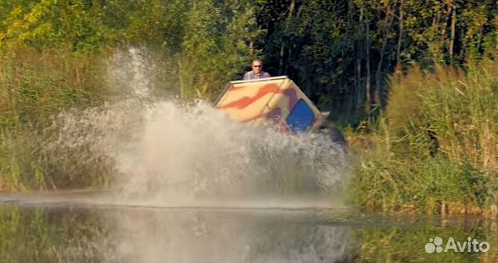 Вездеход на шинах низкого давления бортоповоротный