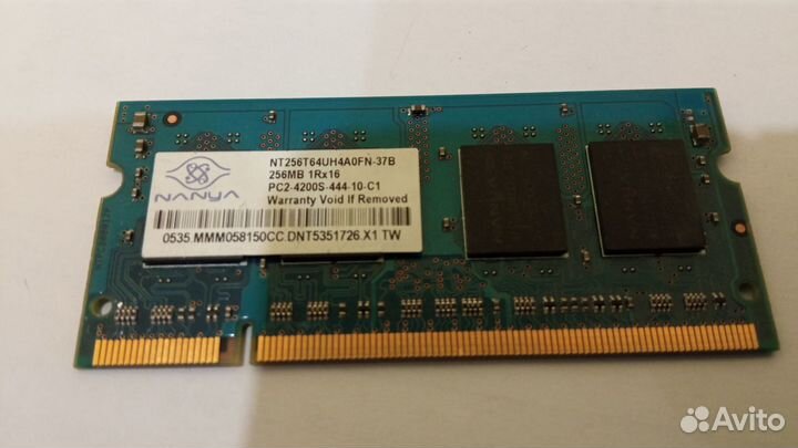 Оперативная память для ноутбуков SO-dimm DDR