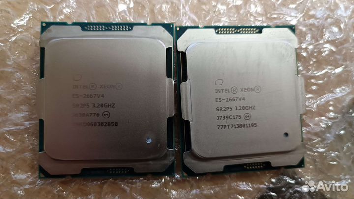 Процессор Xeon E5-2667v4 25MB 3.2Ghz 2шт