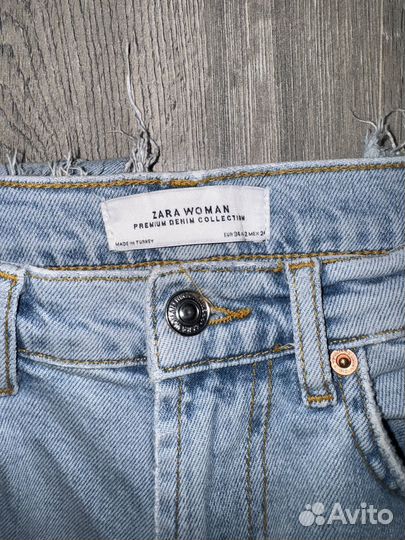 Джинсы zara premium denim 34