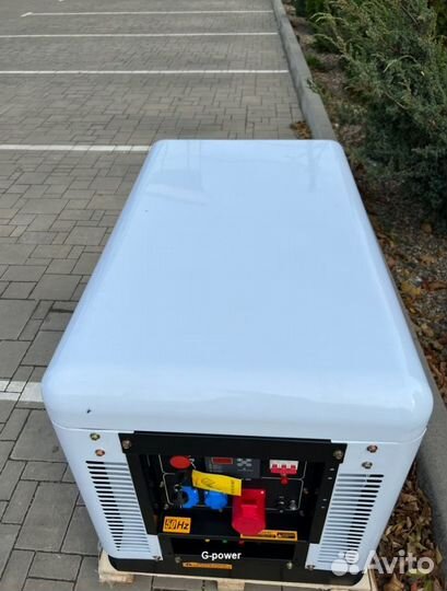 Генератор дизельный 13 kW G-power трехфазный водян