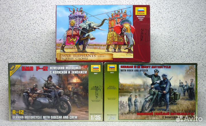 Наборы миниатюр для диорам, 1/72 & 1/35 + PE