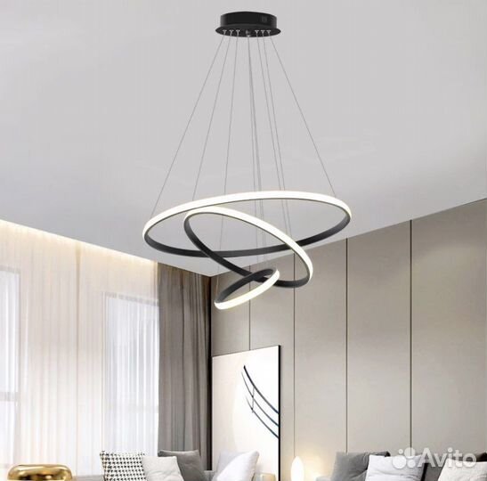 Люстра кольца светодиодная