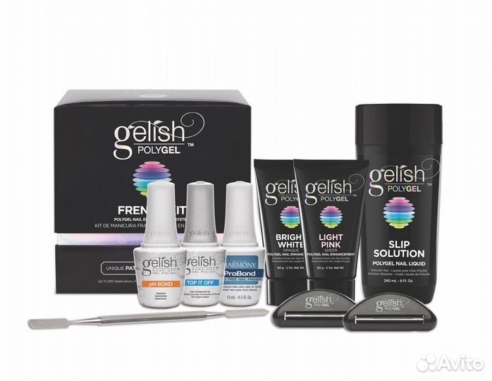 Gelish,профессиональный набор для полигель-моделир