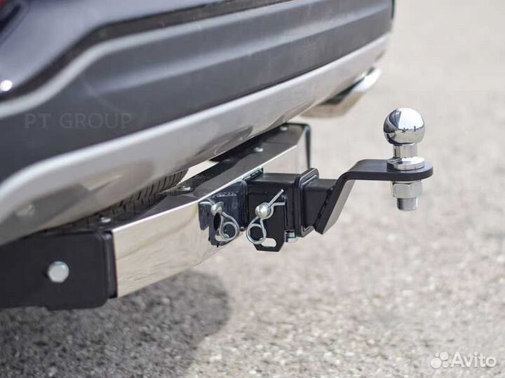 Фаркоп под квадрат Hyundai Santa Fe IV, 2018-2021