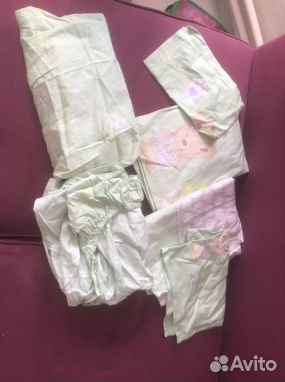 Детское постельное белье 120 на 60