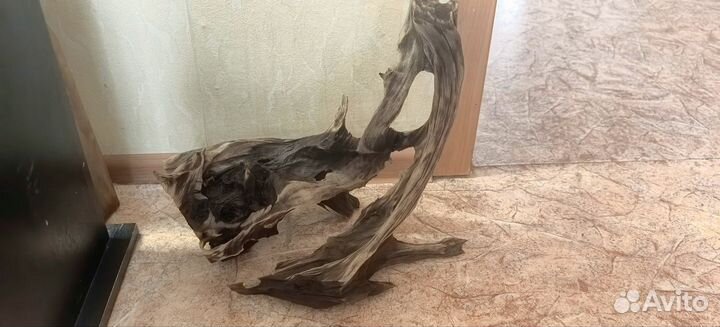 Коряга в аквариум