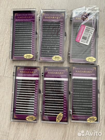 Набор для наращивания ресниц материалы очень много