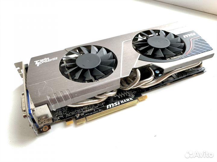 Видеокарта MSI R6870 на запчасти