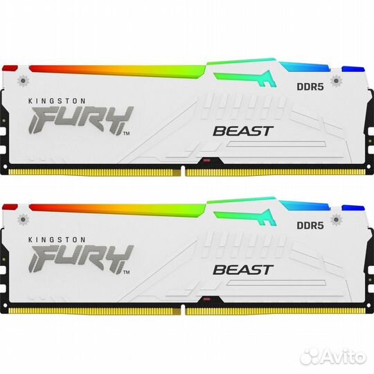 Озу Kingston Fury Beast White RGB 566197