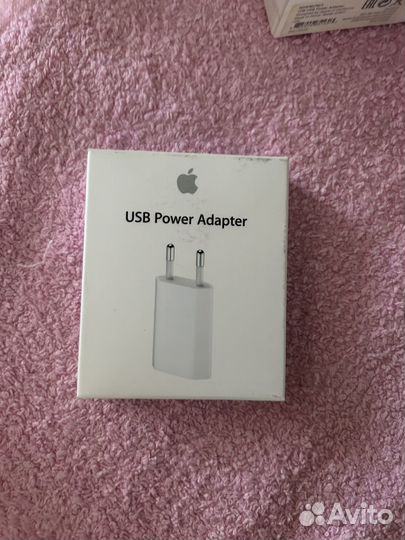 Блок питания apple 5w usb оригинал новый