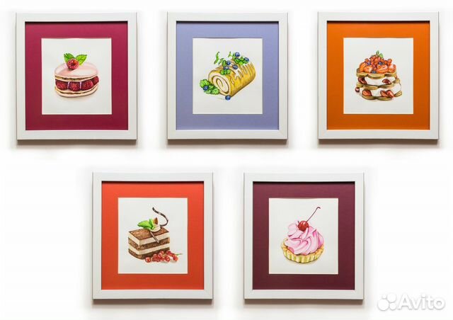 Серия картин для кафе/кухни