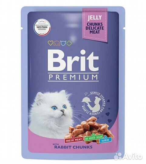 Brit premium корм для кошек в паучах