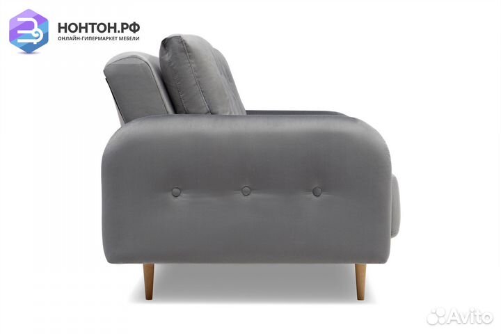 Диван книжка Париж темно-серый