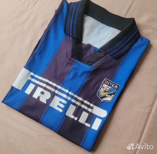 Футболка Интер Милан ретро 42-44 р-р
