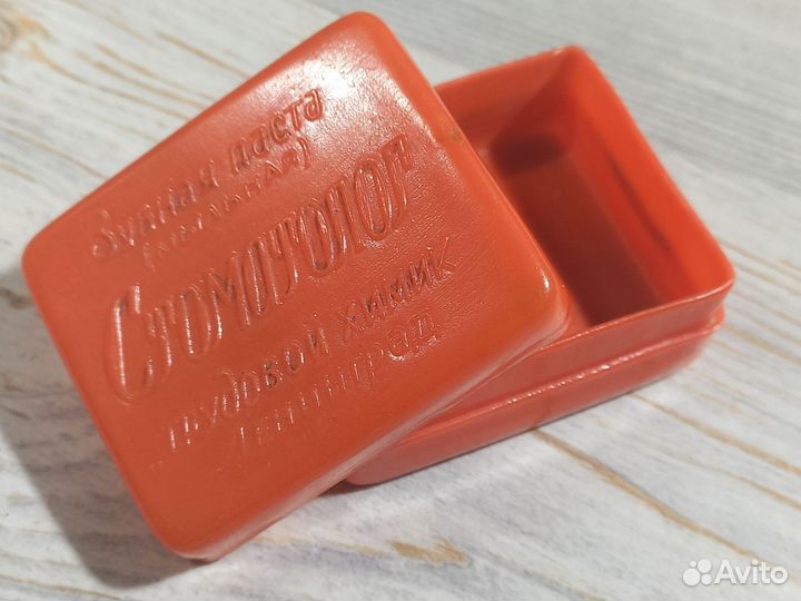 Коробочка зубной порошок Стоматолог Ленинград,ркка