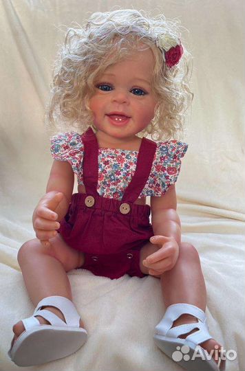 Кукла реборн силиконовая, можно купать