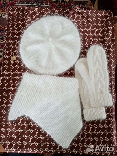Комплект берет, варежки
