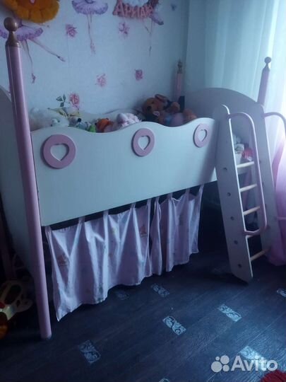 Детская кровать от 3 лет для девочки