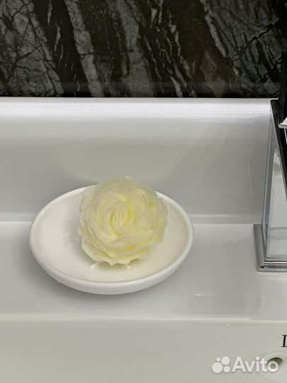 Мыло ручной работы цветок в куполе