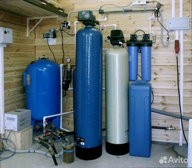 Система очистки воды для коттеджа с анализом воды