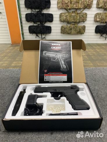 Страйкбольный пистолет (AEP) Glock-18C Black