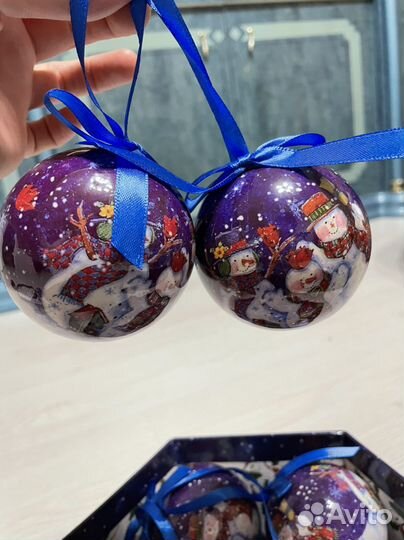 Набор елочных шаров 14 шт