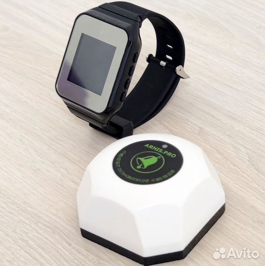 Беспроводная система/кнопка вызова официанта часы