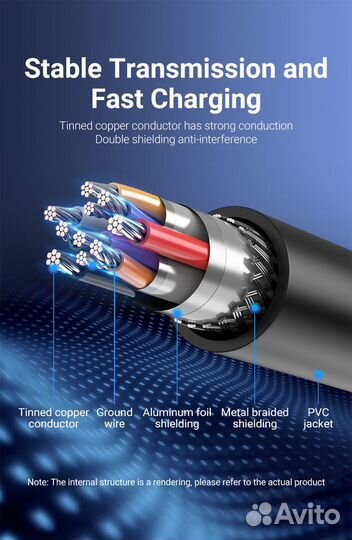 Кабель для HDD USB micro B - USB A (USB 3.0)