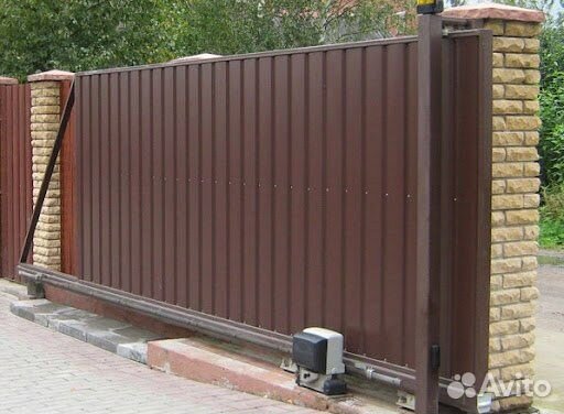 Откатные ворота и заборы