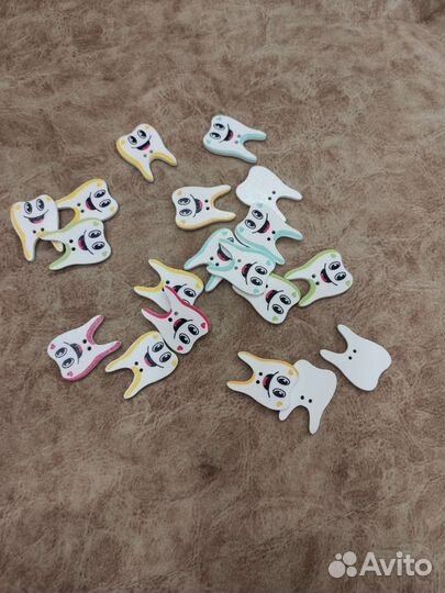 Пуговицы деревянные в банке