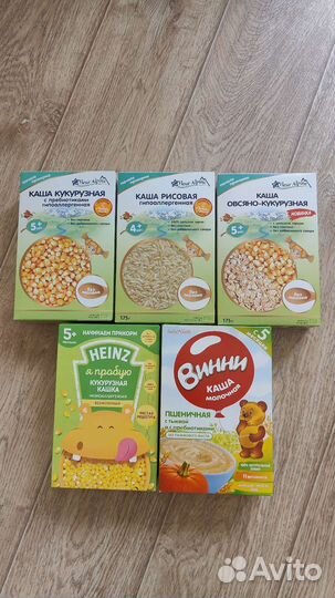 Детские каши безмолочные