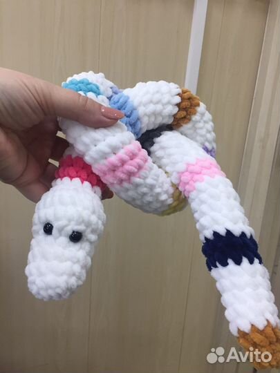 Плюшевая змейка