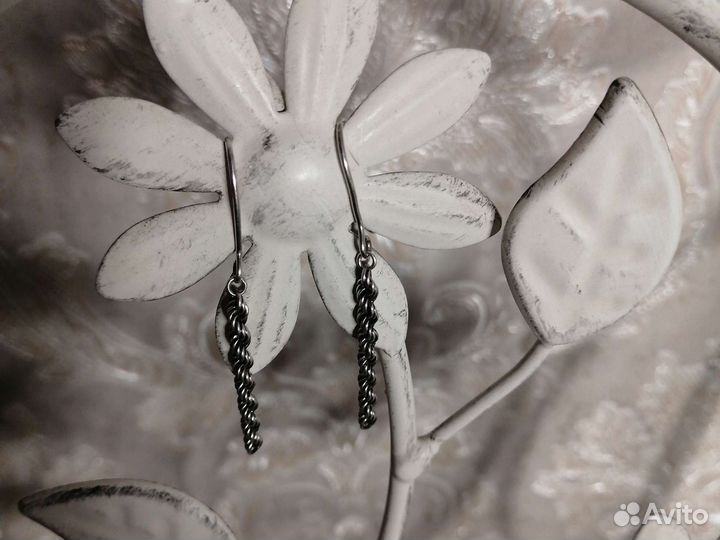 Серебряные серьги