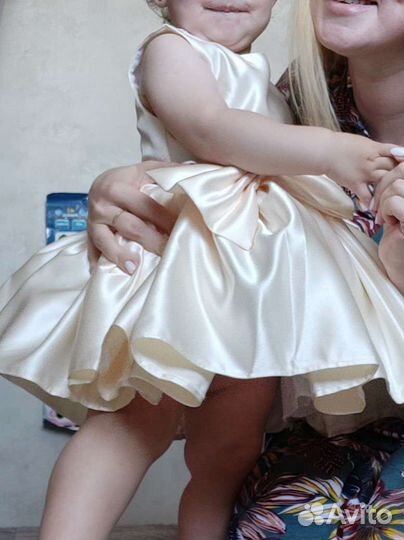 Платье для девочки 74 80 86