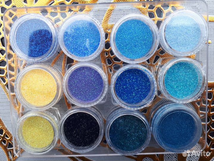 Блестки, украшения для дизайна и творчества