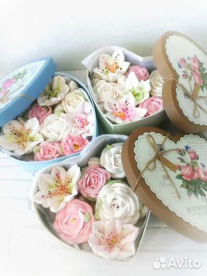 Сладкие наборы. Зефирные букеты