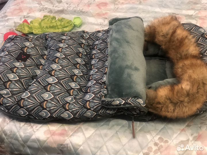 Зимний конверт в коляску до 3 лет