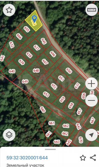 Участок 6,5 сот. (СНТ, ДНП)